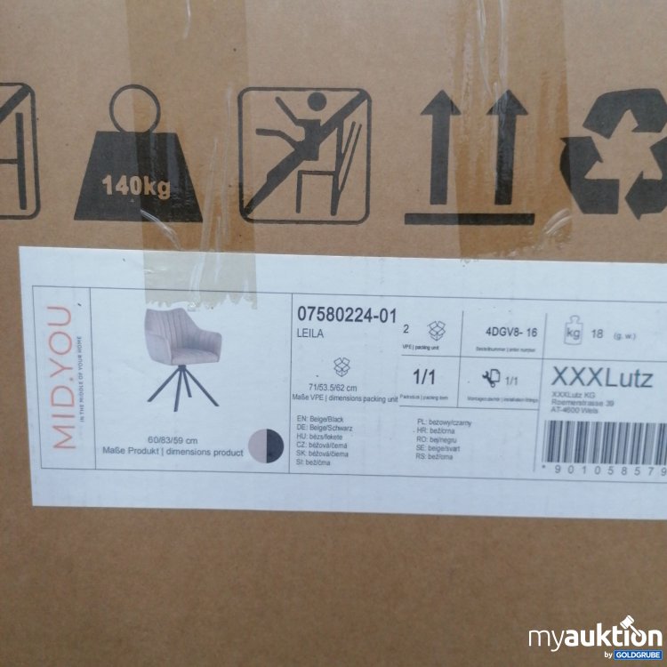 Artikel Nr. 898825: XXXLutz Mid.You Leila Stuhl  60x83x59cm 4DGV8-16