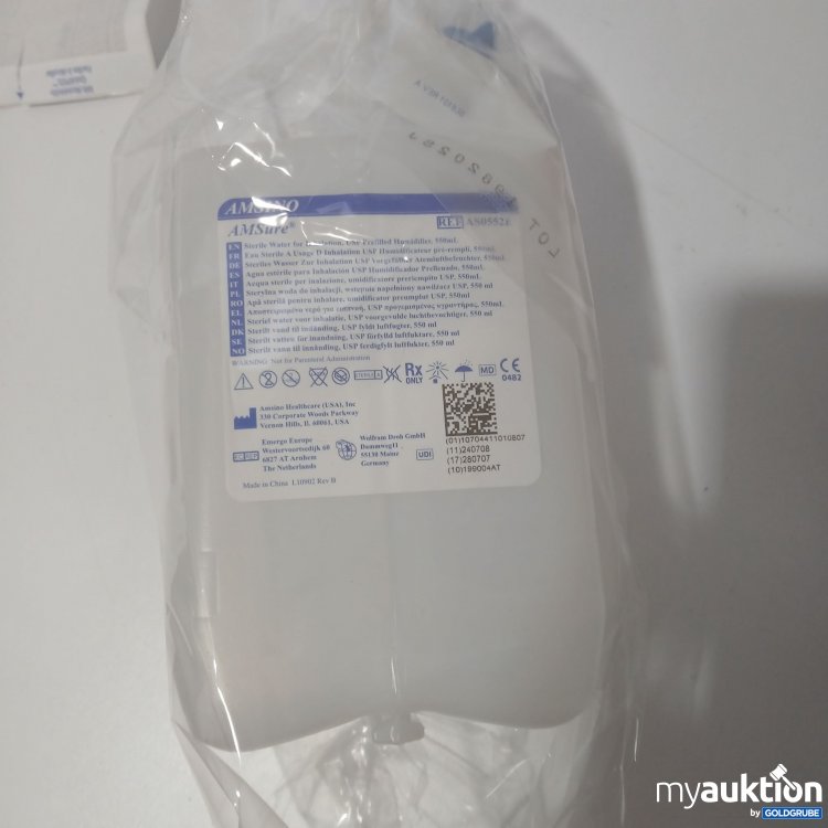 Artikel Nr. 911825 Artikel Nr. 911825: AmSure Steriles Wasser zur Inhalation