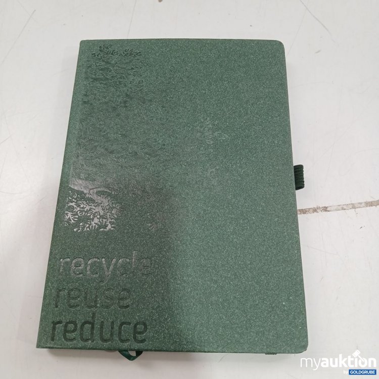 Artikel Nr. 963825: Notizbuch recycle reuse reduce gepunktet