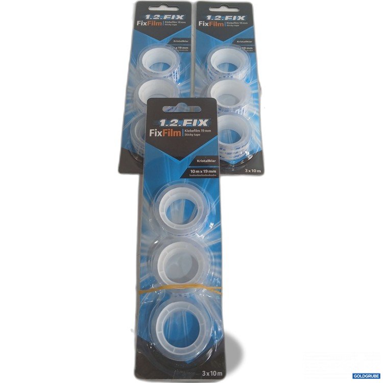 Artikel Nr. 992825 Artikel Nr. 992825: FixFilm Klebefilm 10m x 19mm 3x3Stk