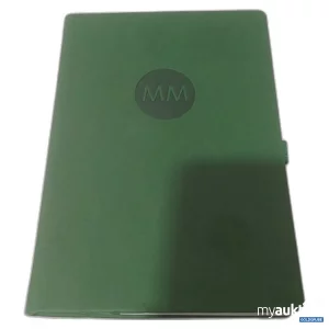 Artikel Nr. 471825: Notizbuch grün mit MM Logo liniert