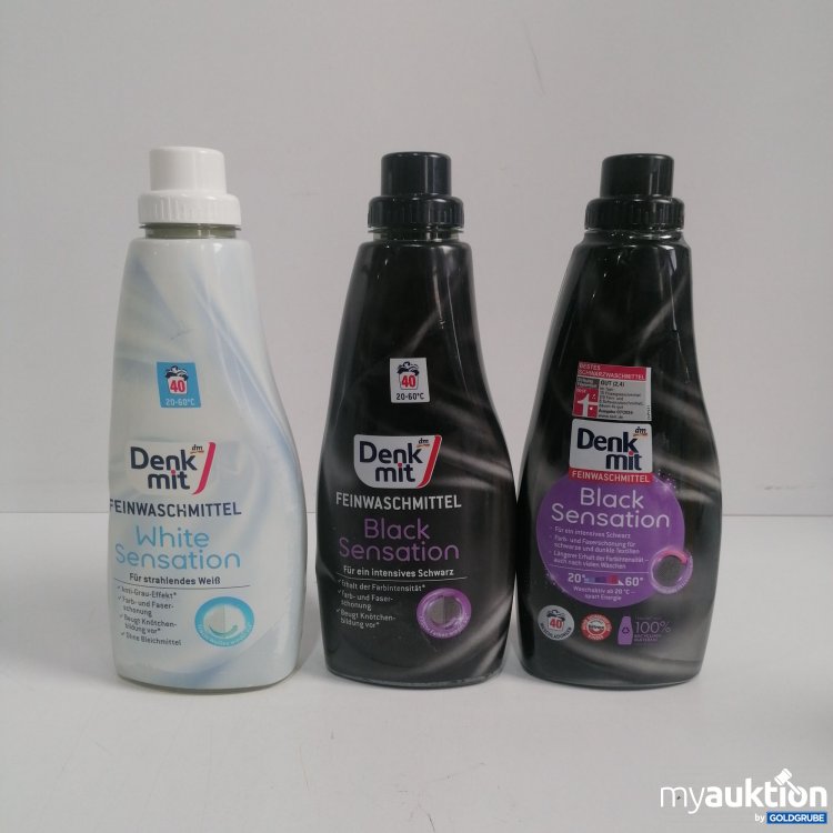 Artikel Nr. 851826: Denk Mit Feinwaschmittel 2x Black, 1 Weiß je 1L