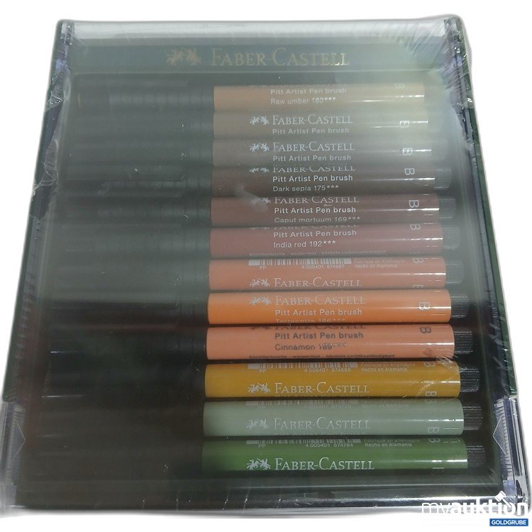 Artikel Nr. 878826 Artikel Nr. 878826: Farber-Castell Pigmentierte Zeichentusche 12Farben