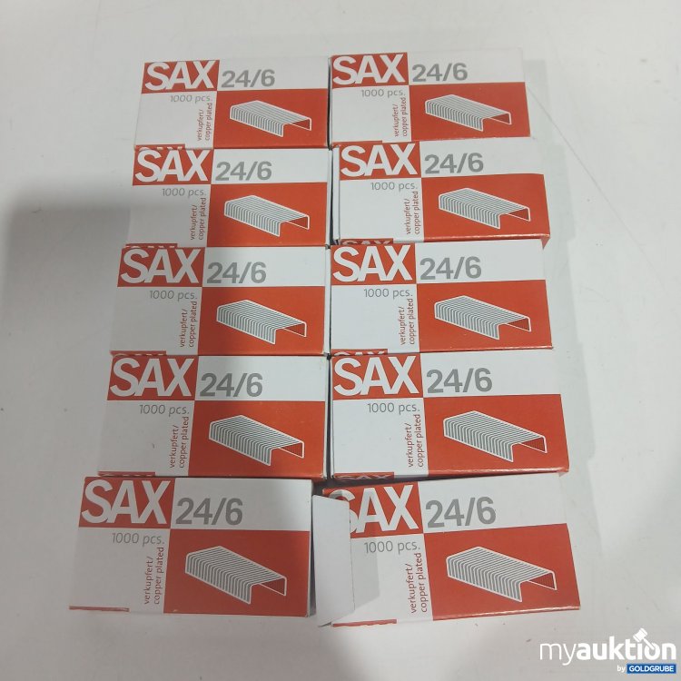 Artikel Nr. 891826: Sax Heftklammern 10x1000Stk 
