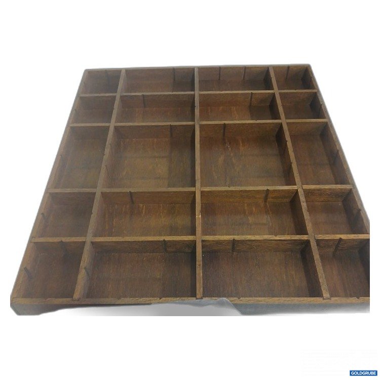 Artikel Nr. 941826: Holz-Organizer zum Aufhänger mit Fächern ca. 54,5 x 47cm