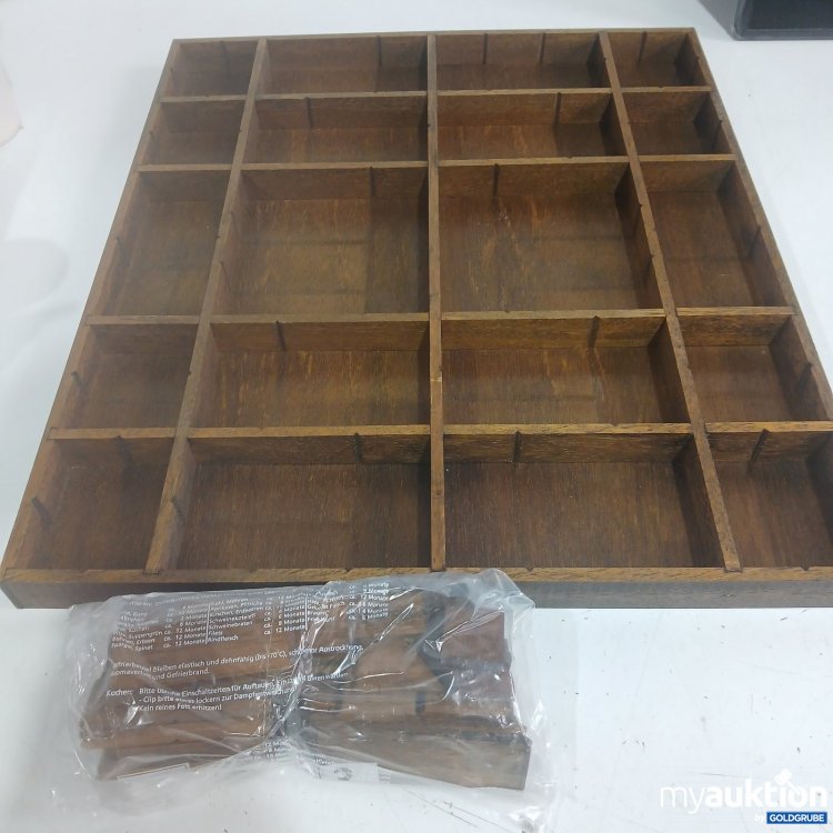 Artikel Nr. 941826: Holz-Organizer zum Aufhänger mit Fächern ca. 54,5 x 47cm