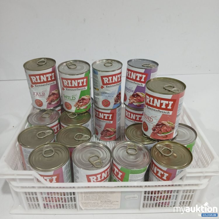 Artikel Nr. 956826: Rinti Hundefutter diverse Sorten 19x400g