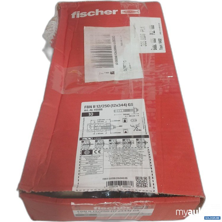 Artikel Nr. 968826: Fischer FBN II 12/250 (12x344) GS 10Stk 