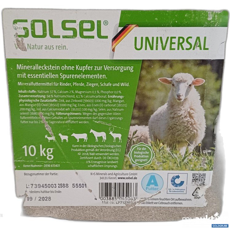 Artikel Nr. 988826: Solsel Universal Mineralleckstein ohne Kupfer, 10kg