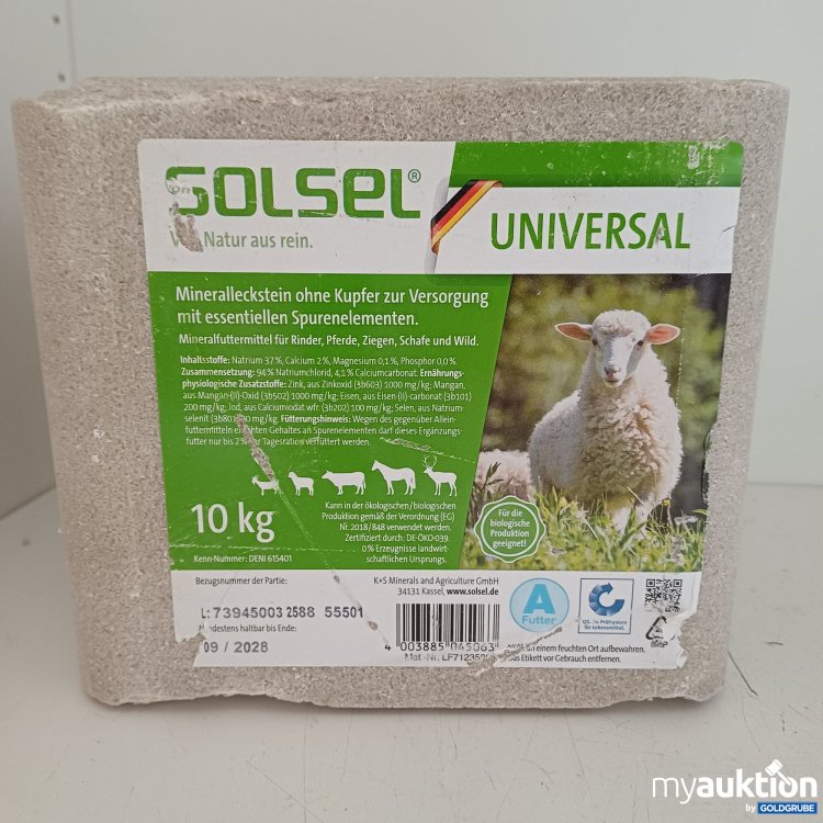 Artikel Nr. 988826: Solsel Universal Mineralleckstein ohne Kupfer, 10kg