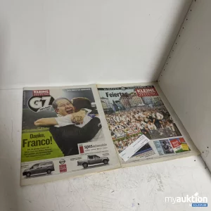 Auktion Kleine Zeitung mit Sturm Titelbild