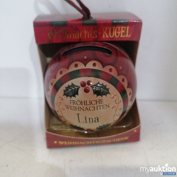 Artikel Nr. 336827 Artikel Nr. 336827: Persönliche Weinachts-Kugel Lina