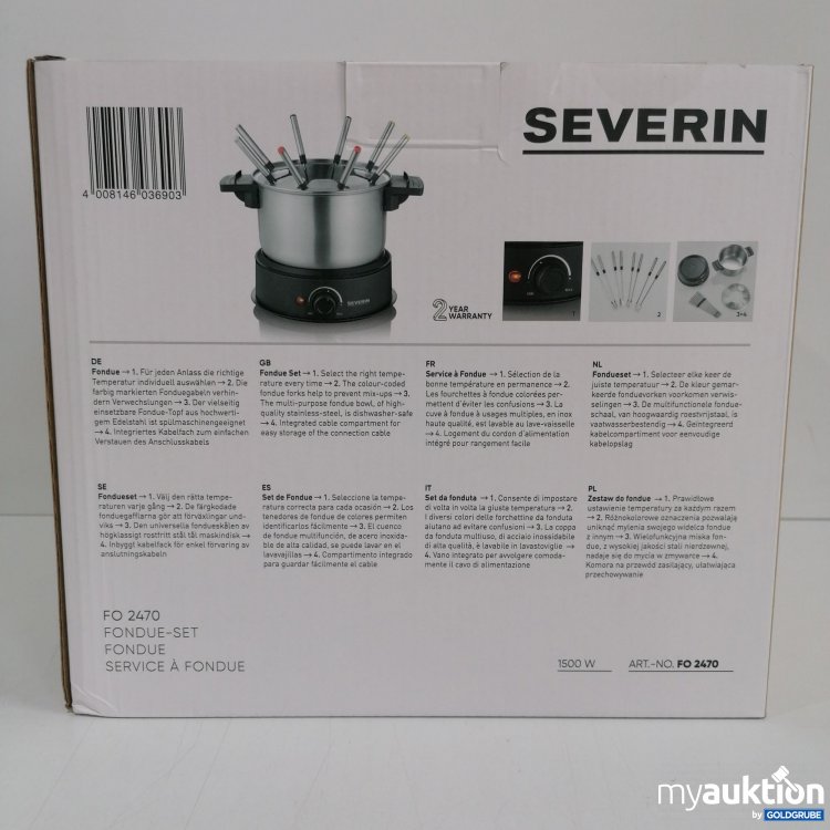 Artikel Nr. 399827 Artikel Nr. 399827: Severin Fondue Set FO 2470, 1500W
