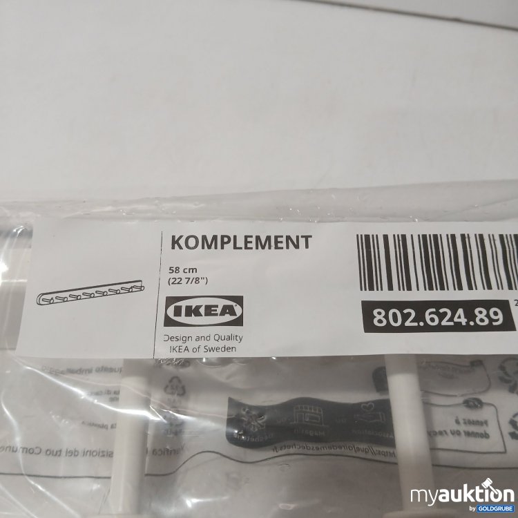 Artikel Nr. 471827 Artikel Nr. 471827: IKEA KOMPLEMENT Garderobenleiste 58 cm weiß
802.624.89
