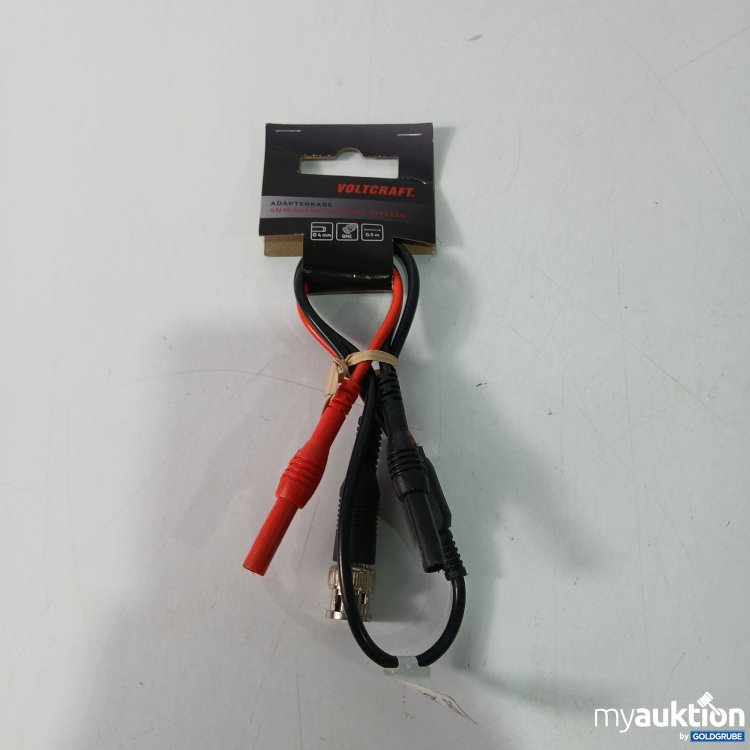 Artikel Nr. 803827 Artikel Nr. 803827: Voltcraft Adapterkabe 4mm-Buchse auf BNC-Stecker 0,5m