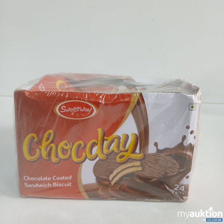 Artikel Nr. 868827: Sweetway Chocday Chocolate Coated Sandwich Biscuit 24Packs 