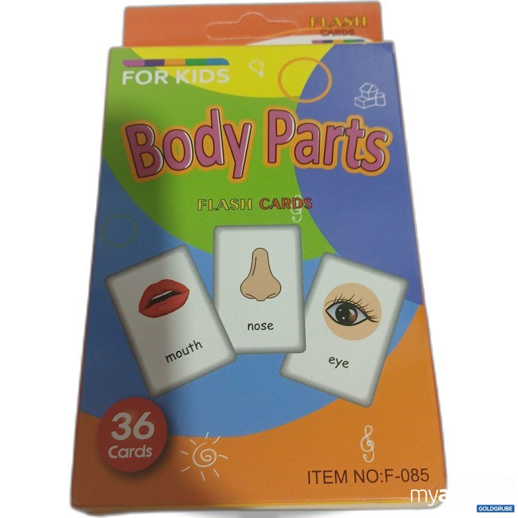 Artikel Nr. 878827: For Kids Body Parts Flash Cards F-085 