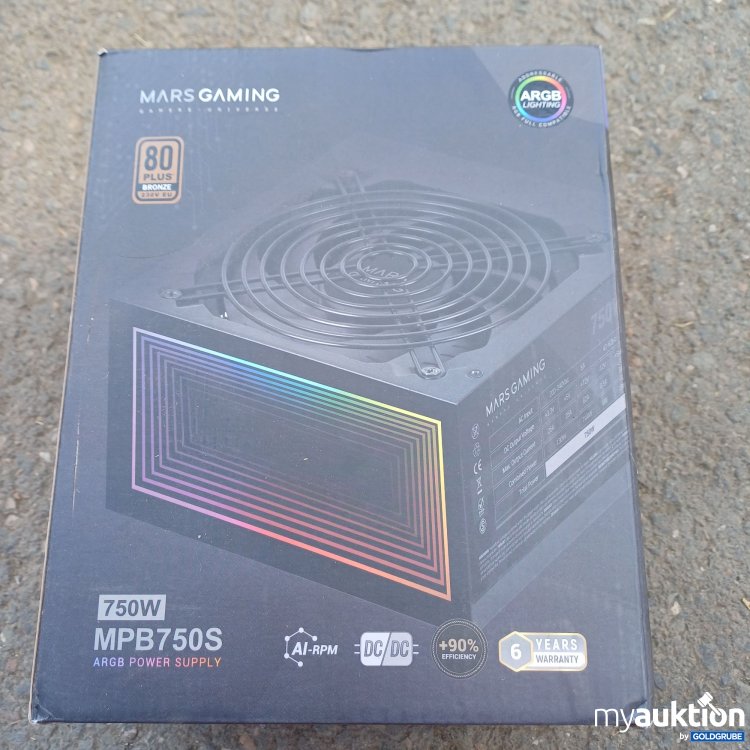 Artikel Nr. 960827: Mars Gaming MPB750S ARGB Power Supply 750W 
