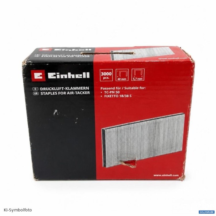 Artikel Nr. 467828 Artikel Nr. 467828: Einhell Druckluft-Klammern 3000 pcs 40 mm 5,7