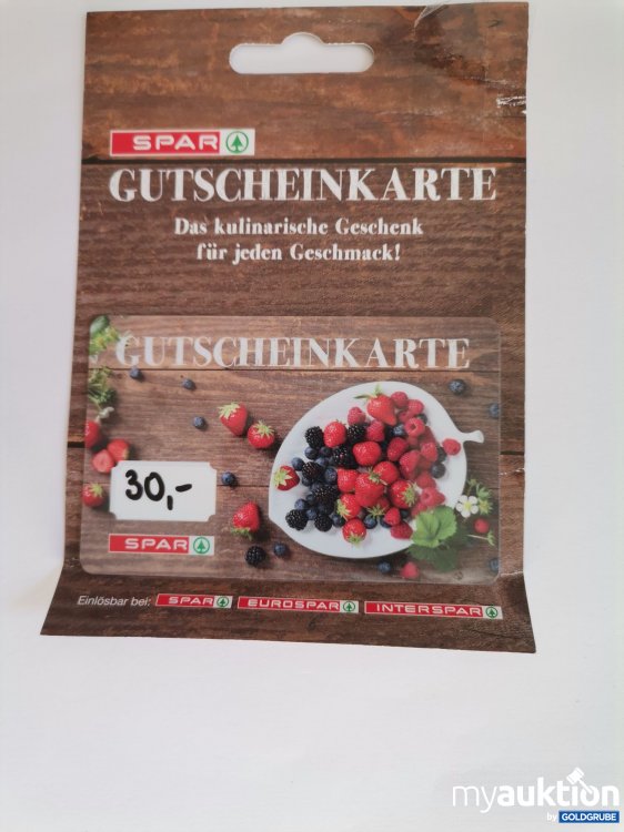 Artikel Nr. 845828: Spar Gutschein Wert 30 Euro 
