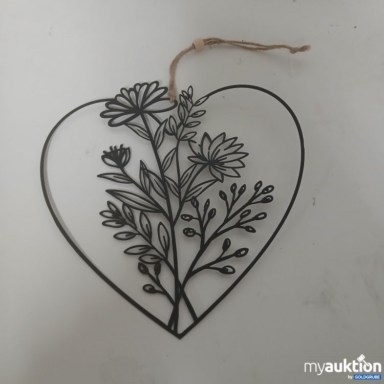 Artikel Nr. 917828: Metall Herz 19x19cm Hänger