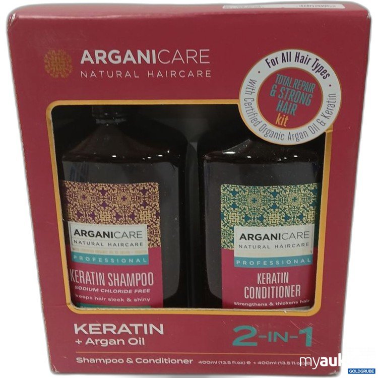 Artikel Nr. 918828: Arganicare Keratin Shampoo & Conditioner 2-in-1