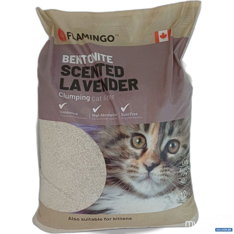 Artikel Nr. 988828: Flamingo Lavendel Katzenstreu, 12kg