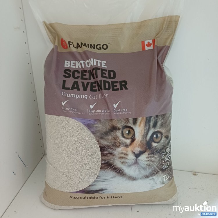 Artikel Nr. 988828: Flamingo Lavendel Katzenstreu, 12kg