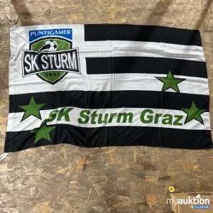 Auktion SK Sturm Flagge mit grünen Sternen