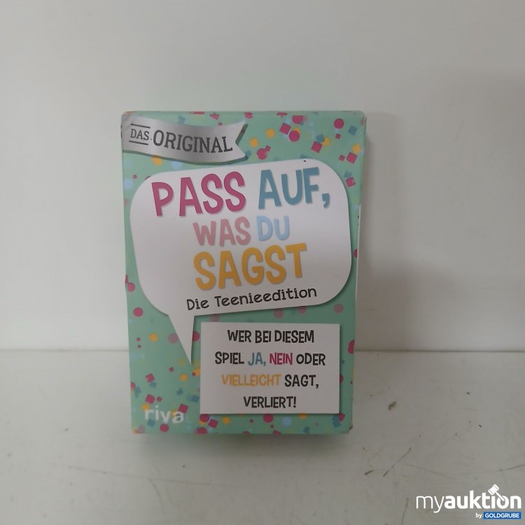 Artikel Nr. 360829: Riva Pass auf, was du sagst Spielkarten 