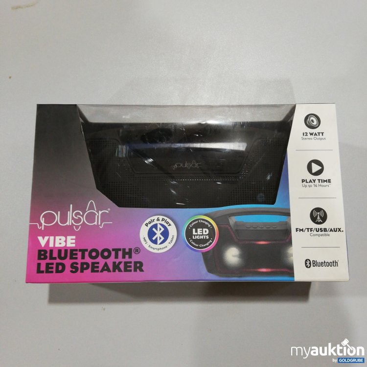 Artikel Nr. 423829: Pulsar Vibe Bluetooth LED Speaker 