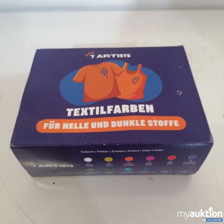 Artikel Nr. 731829 Artikel Nr. 731829: 7 Artist Textilfarben 12Stk