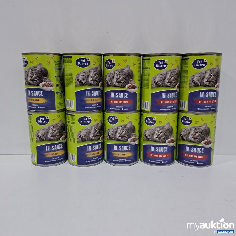 Artikel Nr. 808829: Pet Bistro Huhn, Rind und Leber 10x415g