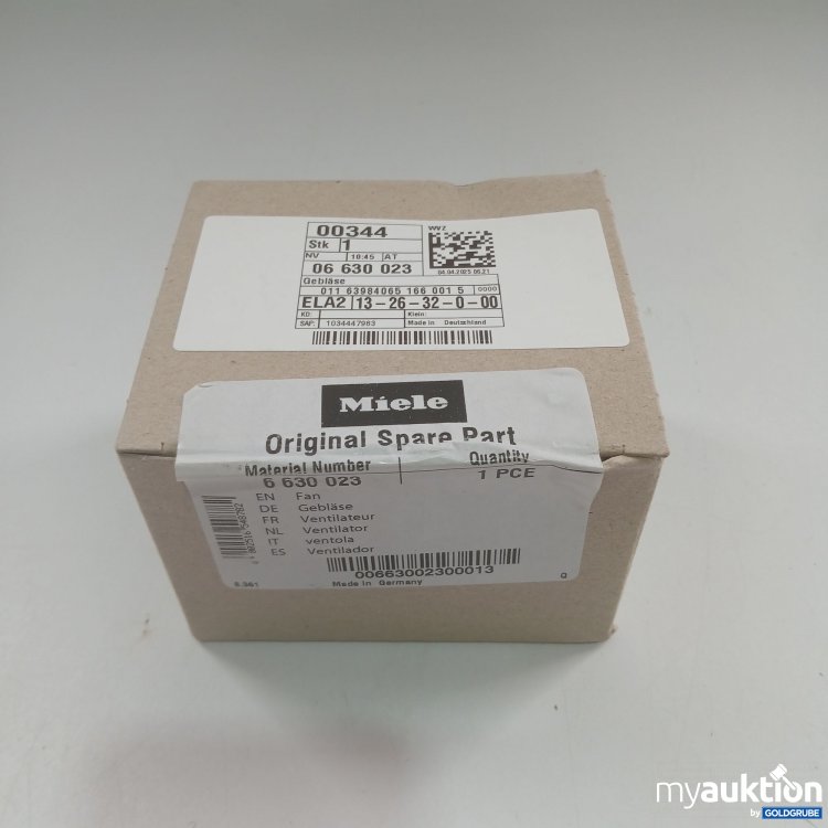 Artikel Nr. 846829 Artikel Nr. 846829: Miele Original Spare Part Gebläse 6630023