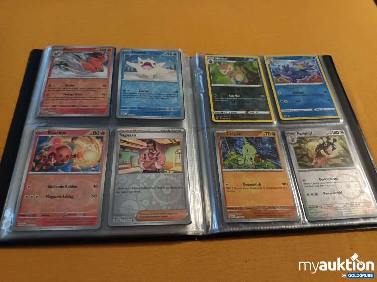 Artikel Nr. 906829: Original Pokemon Sammel Mappe mit 120 glitzernden Karten 