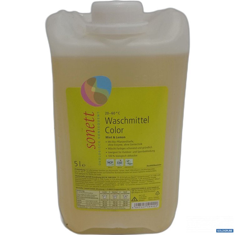 Artikel Nr. 959829: Sonett Waschmittel Color 5l Mint & Lemon