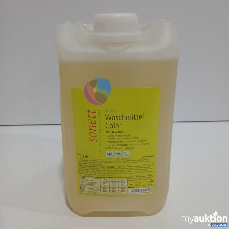 Artikel Nr. 959829: Sonett Waschmittel Color 5l Mint & Lemon