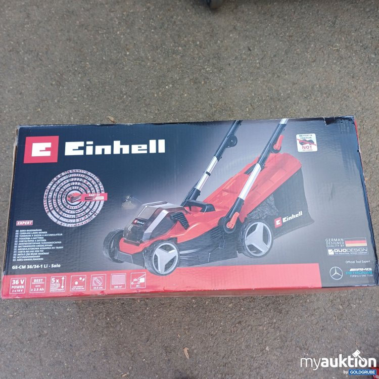 Artikel Nr. 960829 Artikel Nr. 960829: Einhell Akku-Rasenmäher GE-CM 36/34-1 Li-Solo