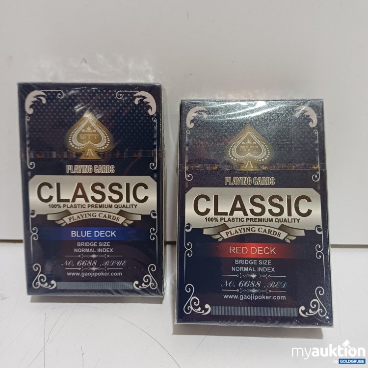 Artikel Nr. 989829 Artikel Nr. 989829: Playing Cards - Classic Red&Blue Deck