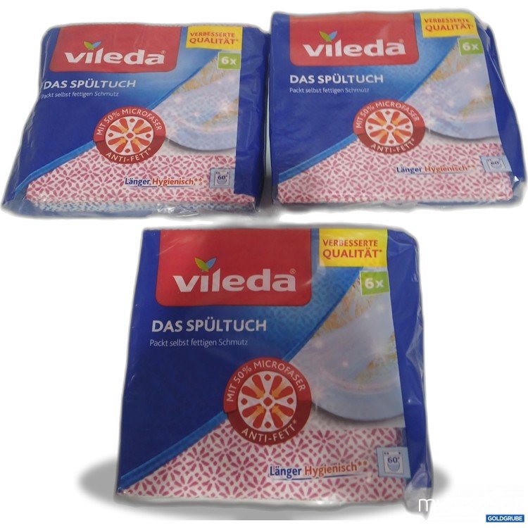 Artikel Nr. 446830 Artikel Nr. 446830: VILEDA Spültuch 3x je 6stk.