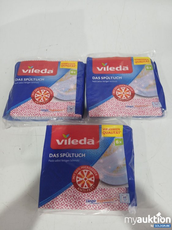 Artikel Nr. 446830 Artikel Nr. 446830: VILEDA Spültuch 3x je 6stk.