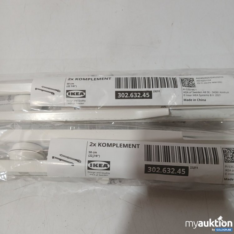 Artikel Nr. 471830 Artikel Nr. 471830: IKEA 2x KOMPLEMENT 58 cm Schienen
302.632.45