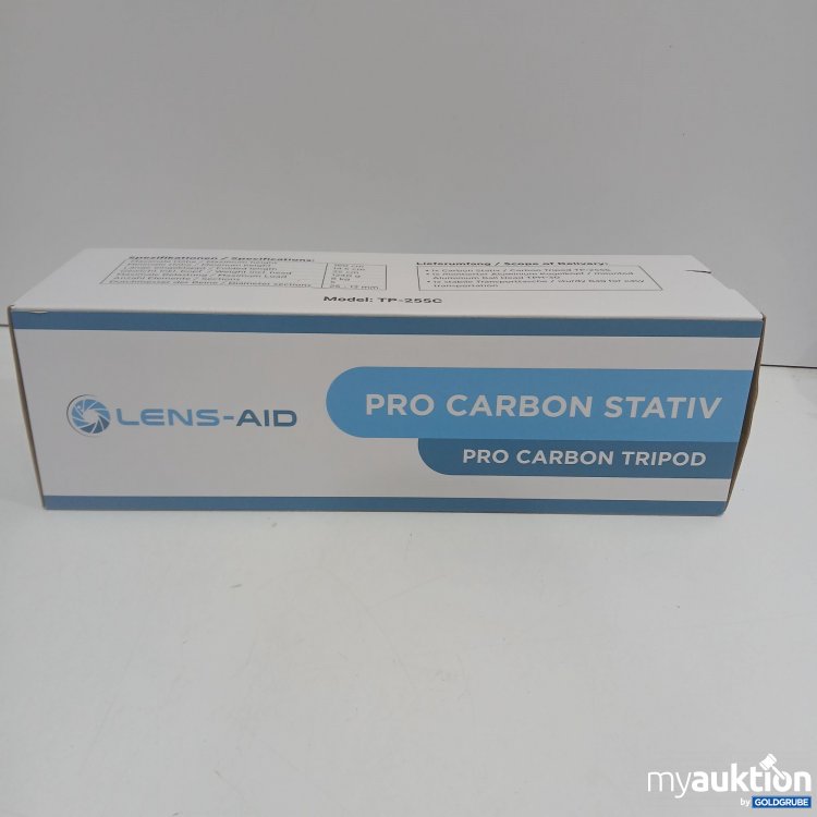 Artikel Nr. 813830 Artikel Nr. 813830: Lens-Aid Pro Carbon Stativ TP-255C