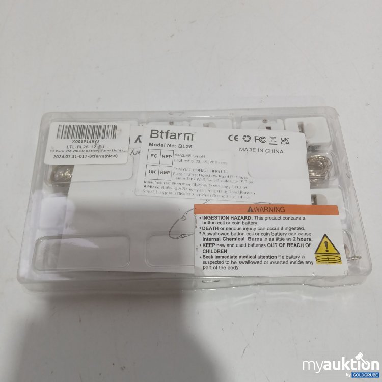 Artikel Nr. 873830: 12 Pack 2m LED Battery Fairy Lights 