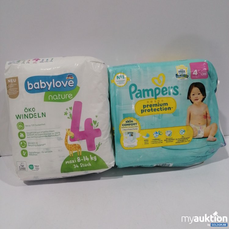 Artikel Nr. 876830 Artikel Nr. 876830: Diverse Babywindeln Größe 4 2Pkg