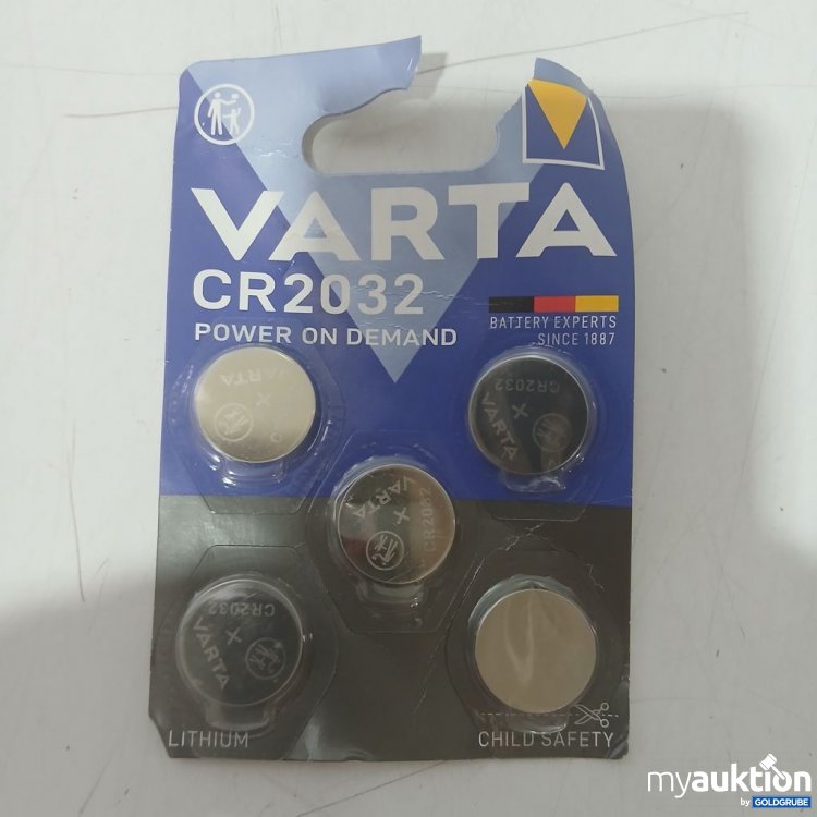 Artikel Nr. 930830 Artikel Nr. 930830: VARTA CR2032 Lithium-Batterien