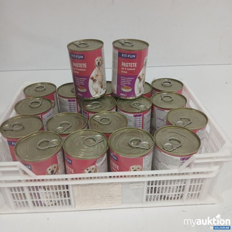 Artikel Nr. 952830 Artikel Nr. 952830: FIT+FUN Hundefutter 19x400g