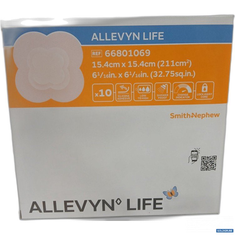 Artikel Nr. 962830: Allevyn Life Wundverband 15,4x15,4cm 10Stk 