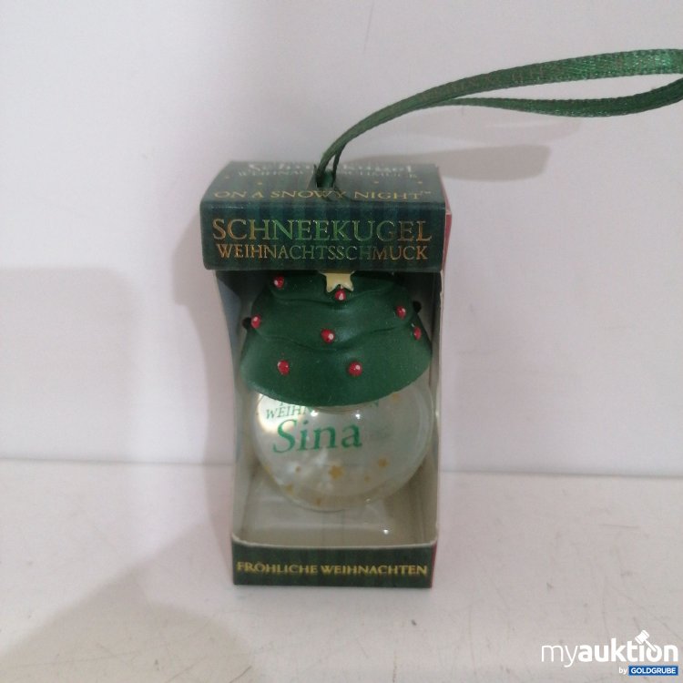 Artikel Nr. 336831 Artikel Nr. 336831: Persönliche Schneekugel Sina