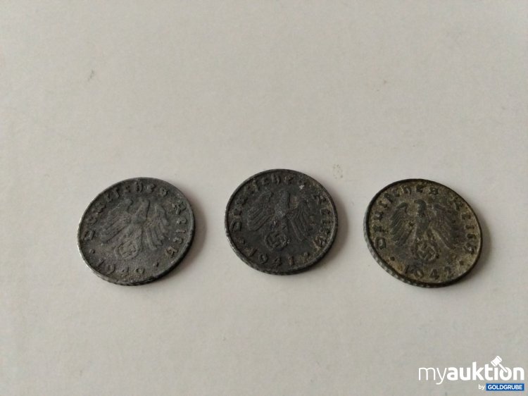 Artikel Nr. 396831 Artikel Nr. 396831: 5 Reichspfennig 1940, 1941, 1942